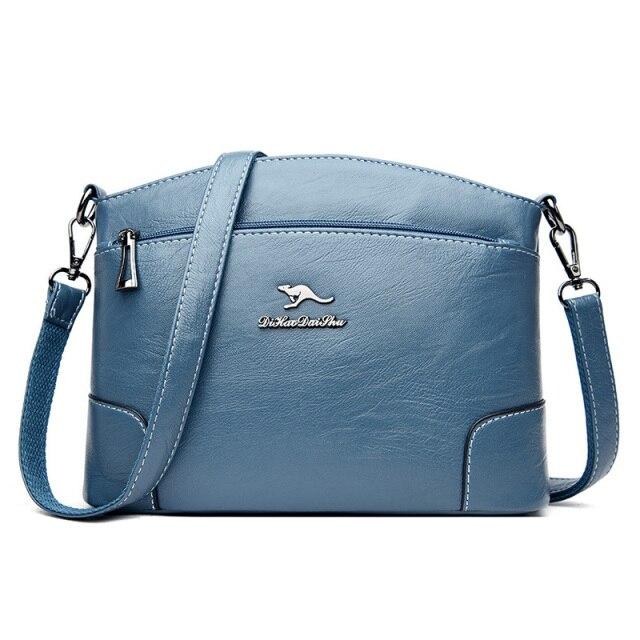 dufflette leather crossbody bolsa