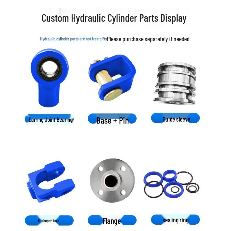 2-Ton 40-Bore Small Single/Double-Acting Hydraulic Cylinder for Lifting and Engineering Applications