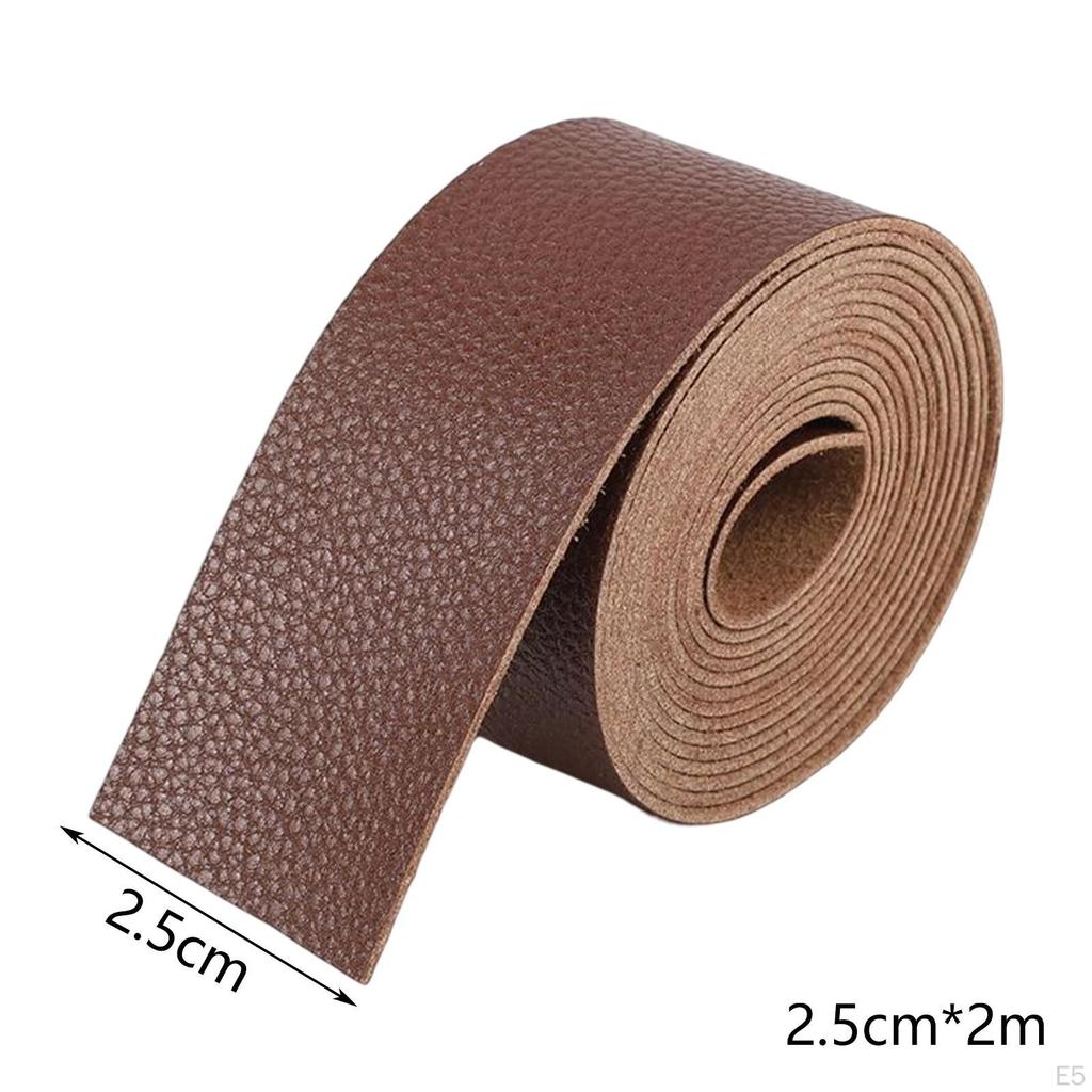 Artificial Leather Strap Strips Decorative Supplies " Wide 2 Belt Band for Purse Tooling