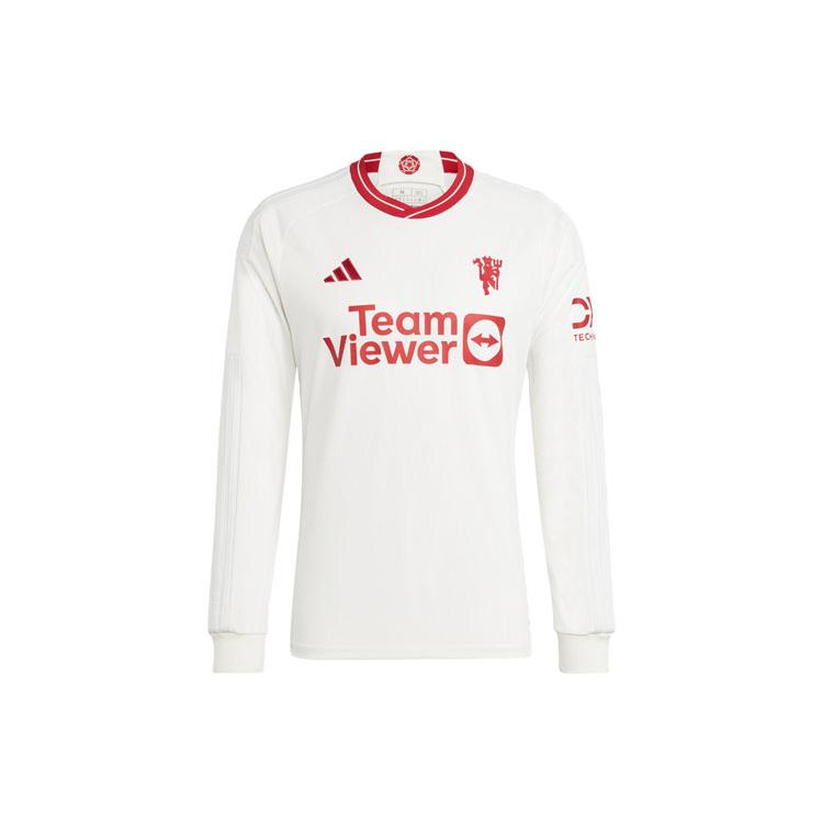 

Adidas Manchester United Soccer Jerseys Men s White Moderate Straight Fit IP1745 XS