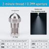 Stainless Steel 1/2" Fine Atomizing Nozzle for Fuel Injection, Humidification, & Mist Cooling.