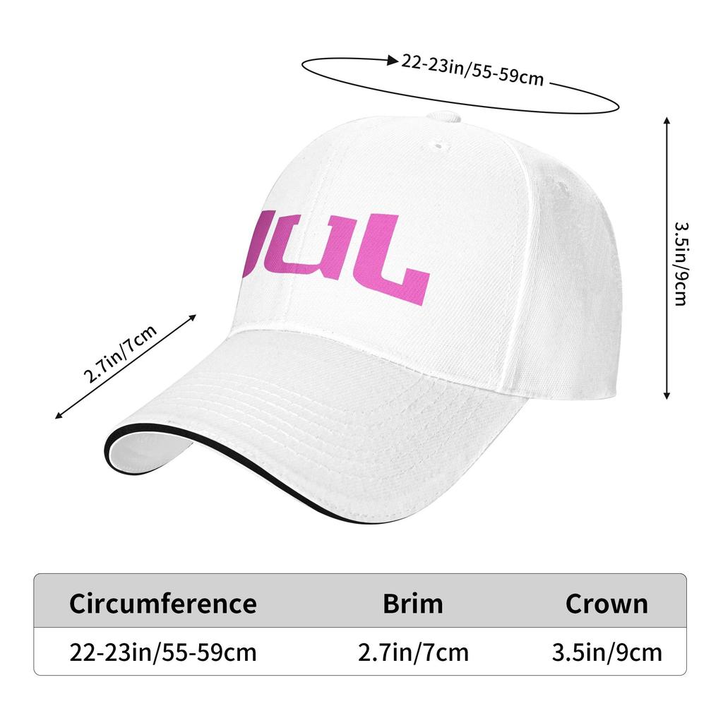 Jul France Logo Rappeur Casquette Réglable Printemps Protection Solaire Casquette Unisexe Mode Casquette de Baseball Nouvelles Casquettes d'Extérieur