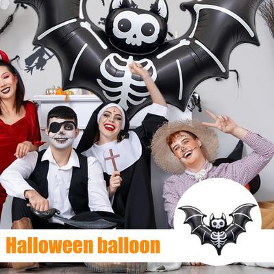 Halloween Foil Balloons Bat Balloons Cute Black Bat Balloon Halloween Party Props Home Decoration Supplies Kids Gifts