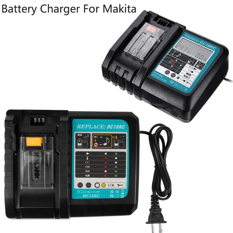 DC18RCT Li-ion Battery Charger for Charger 18V 14.4V BL1830 Bl1430 DC18RC DC18RA Power tool 3A Charging Current EU plug