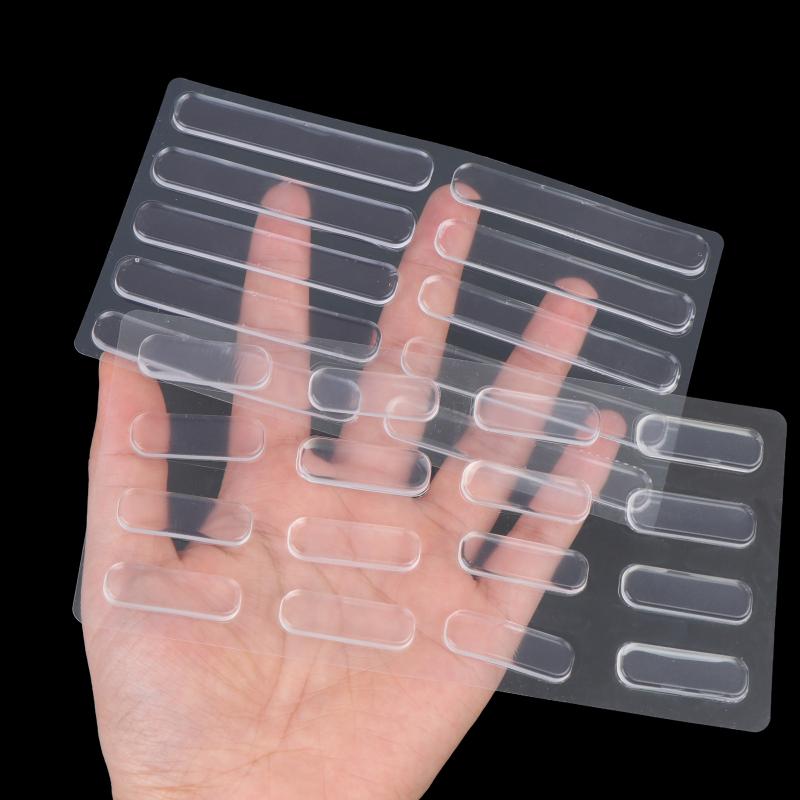 10/16Pcs Clear Silicone Bumper Pad Self Adhesive Anti Collision Sticker Non Slip Buffer Pad For Cabinet Drawer Refrigerator Door