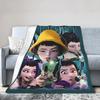 ZOEY HUNTRX - HUNTRIX K-Kpop D-Demon H-Hunters Flannel Throw Blankets  Blanket for Home Outdoor Warm Bed Rug,