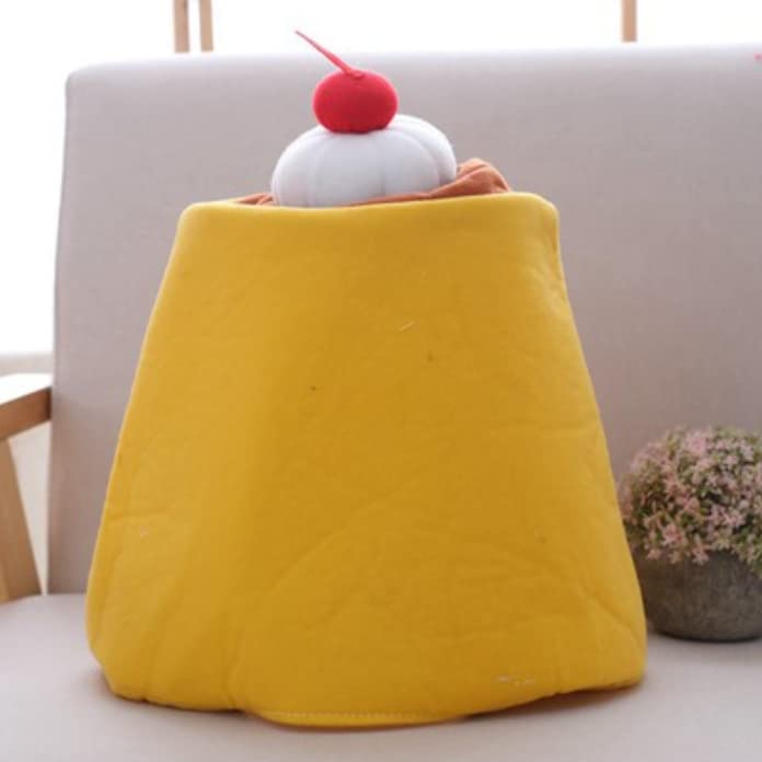 [DOKiDOKi] Pudding Sweets Hat Headgear Cosplay Transformation Headgear Halloween Costume for Party, Drinking Party, Year-End Party, Halloween Event