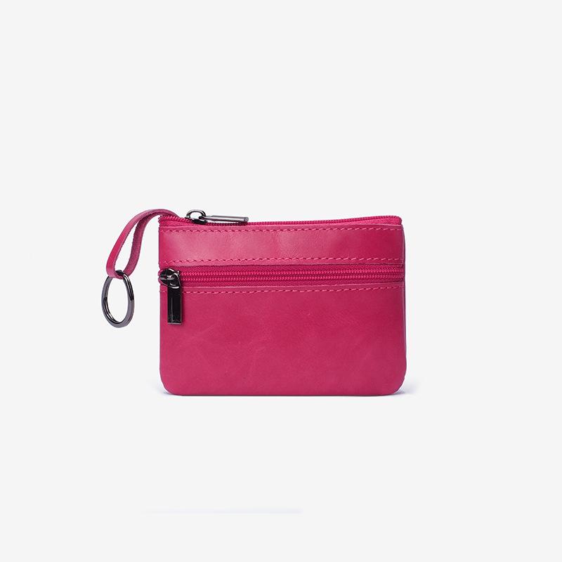 Multifunctional Coin Bag Leather Mini Storage Bag Children'S Coin Purse Mini Zipper Key Holder For Cycling Shopping Party