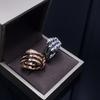 Serpentine Ring Featuring Three Colors High-quality Electroplating Craftsmanship Hypoallergenic and Suitable for Daily Wear Must-have for Gifts