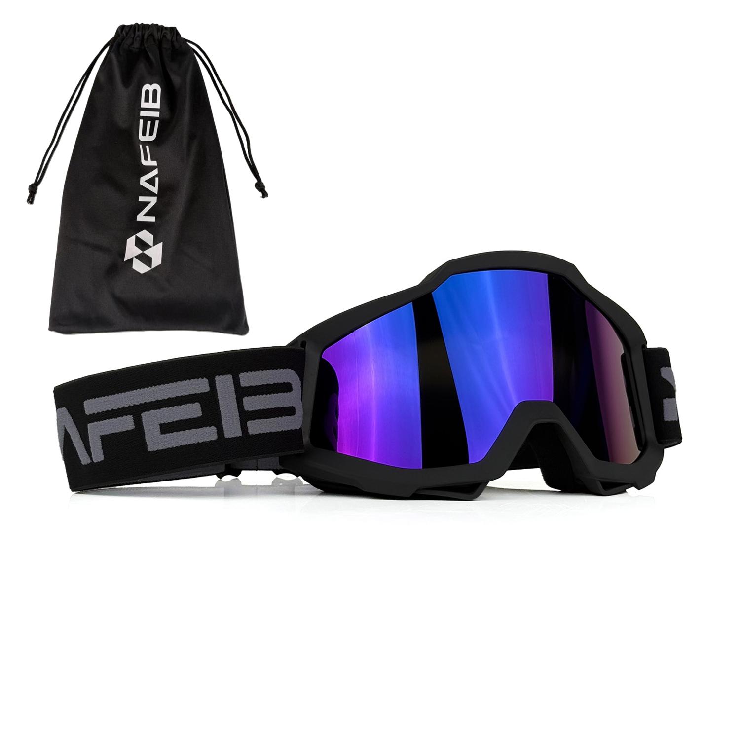 

Outdoor motocross goggles for dirt bike, MTB, skiing & sports. Windproof, dustproof, UV protection. Universal fit.