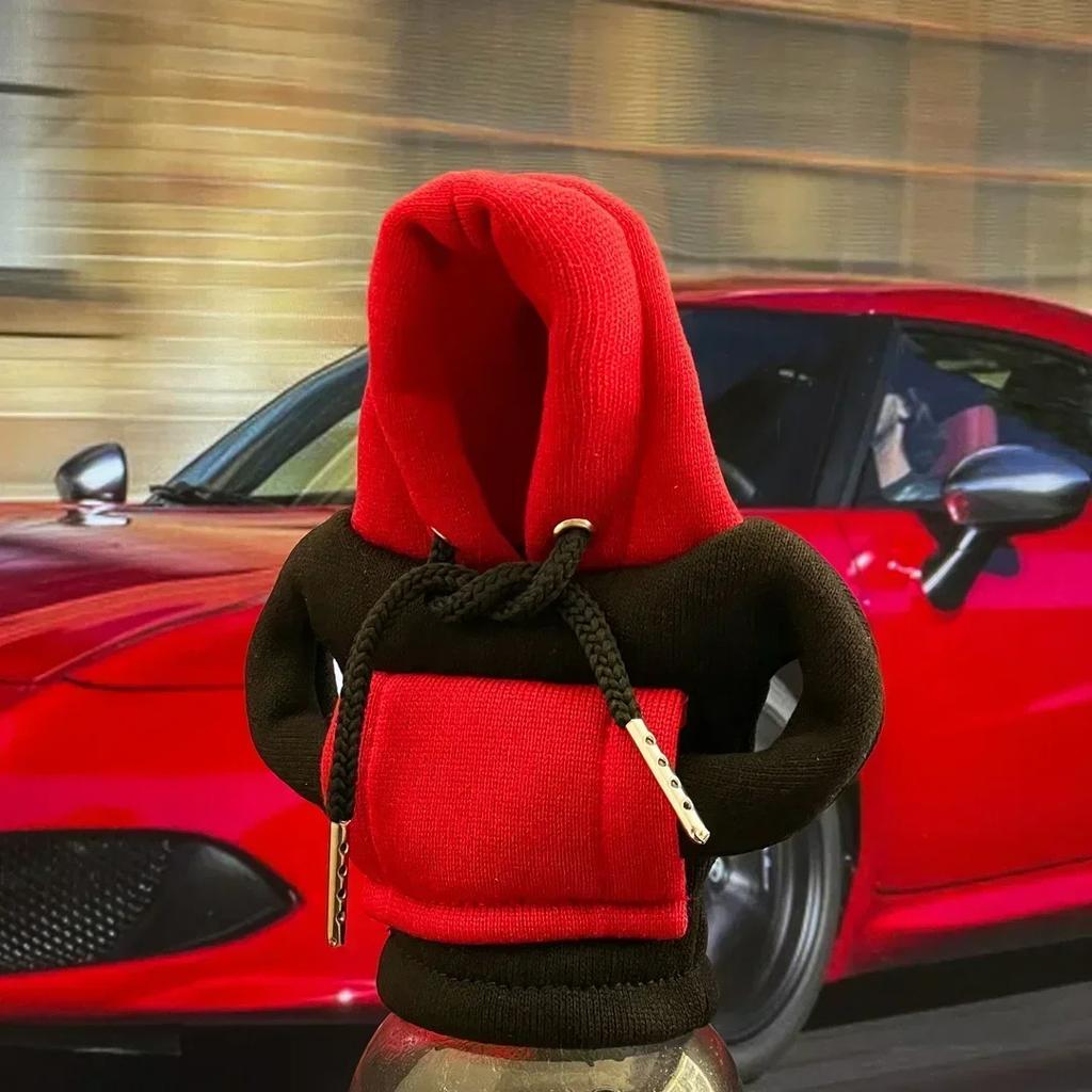 1PCS Hoodie Car Gear Shift Cover Fashion Gearshift Hoodie Car Gear Shift Knob Cover Manual Handle Gear Sweatshirt Shark Frog