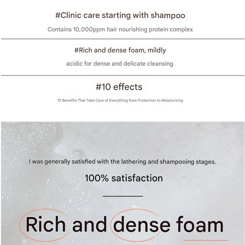 Mise-en-scène Salon 10 Protein Shampoo für stark geschädigtes Haar, 500ml