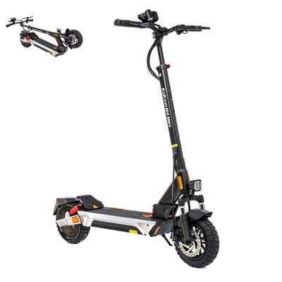 Kukirin Lightweight Electric Scooter 800W, 48V 18.2Ah, 45km/h, Dual Suspension, Disc Brakes, 8-Light System, 10" Tires Comuuter E-Scooter