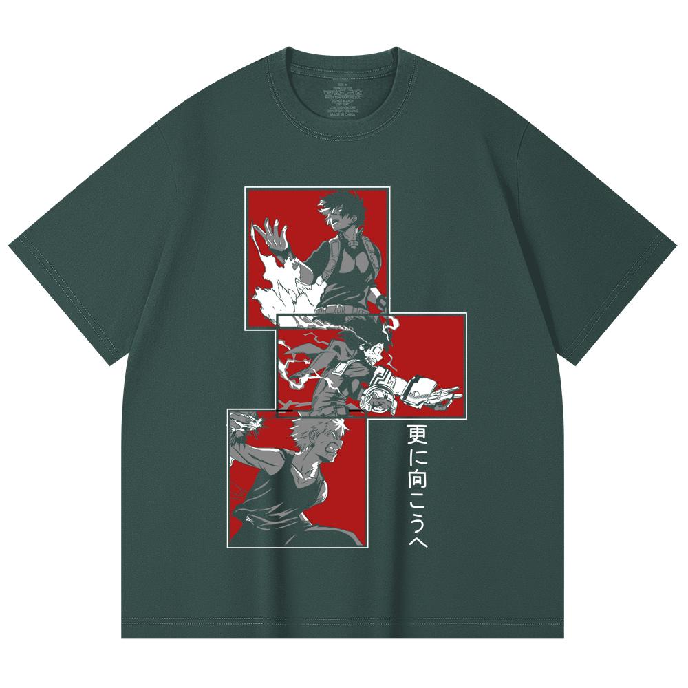 230 Gsm 100% Cotton My Hero Academia V22 Print Unisex Heavy Cotton T Shirt