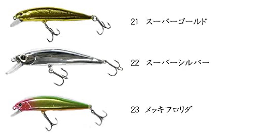 Water Land Jerk Sonic 55 23mm Plated Florida