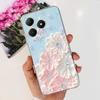 For Realme C63 4G 2024 Case RMX3939 Cover Cute Love Heart Soft Clear Silicone Protective Cases For Realme C61 4G C 61 C 63 Funda