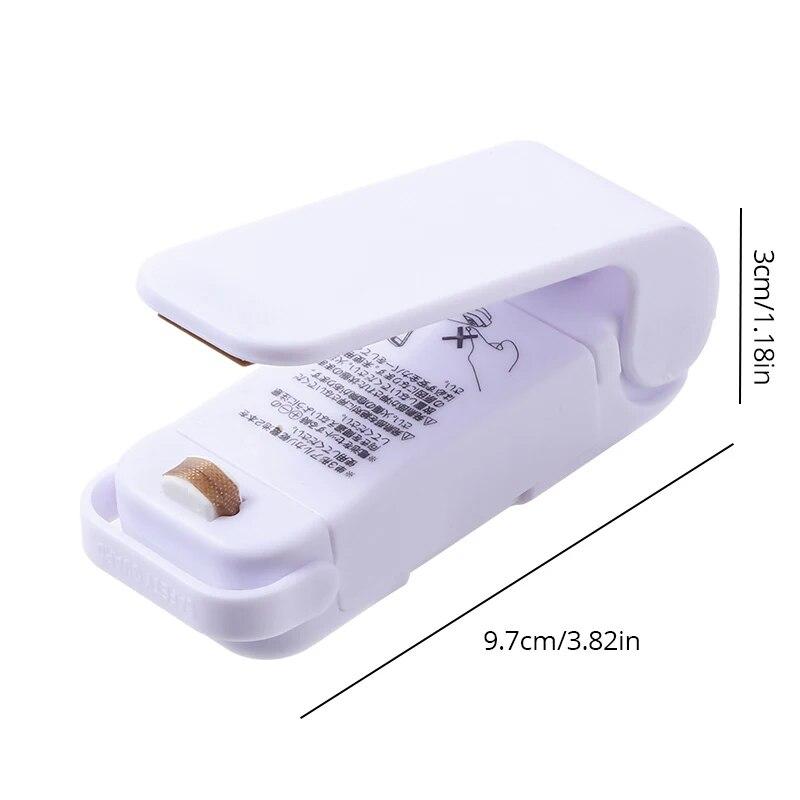 Mini Heat Bag Sealing Machine Package Sealer Bags Thermal Plastic Food Bag Closure Portable Sealer Packing