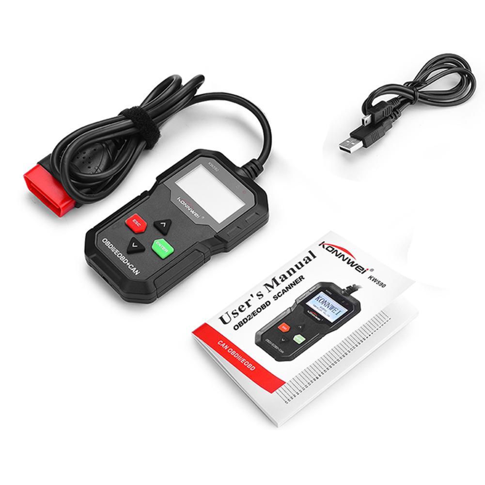 Konnwei Kw590 Obd2 Car Code Reader Automotive Scanner Auto Diagnostic Tool Buy At A Low Prices On Joom E Commerce Platform