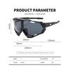 Men's Cycling Glasses Cross-border Outdoor Women's New Sports Sunglasses Windproof Iridescent Integrated Ski Goggles 9850