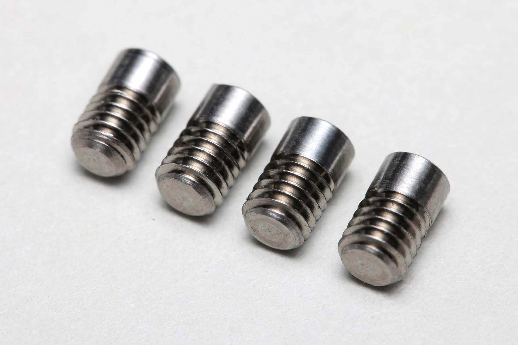 Центрировочный установочный винт Yokomo M3 x 3 мм (Пакет из 4) Высокоточный обработанный титан RP-113