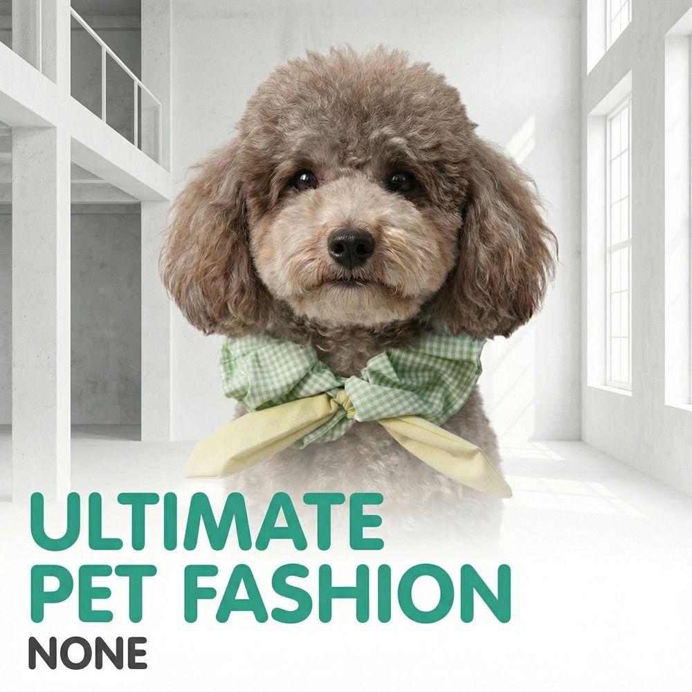 Bequemes Hundehalsband Karomuster Katzenhalsband Haustierzubehör Haustierkatzenschal Für Fotos