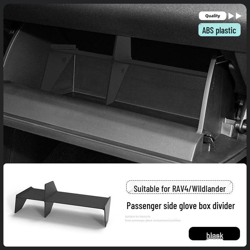 

Fits 26 Toyota RAV4 Models Passenger Side Glove Box Divider Storage Accessory 2026