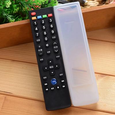1pc-Silicone Transparent Dust-proof Remote Control Case Air Condition Cover TV Remote Storage Bag Remote Control Protctive Case