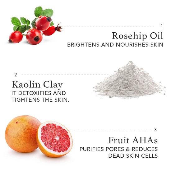 RAS Luxury Oils Polish Up Exfoliating & Brightening Clay Face Mask 50gm