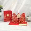 Paper Carving Chinese New Year Greeting Card For Family Friend New Year Presents and Chinese Spring Festival Celebration