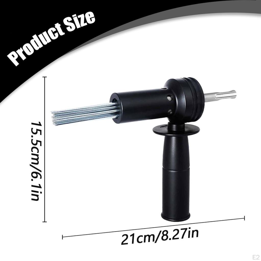 Electric Pin Scaler Adapter Converter Ergonomic Handle Concrete Surface Cleaning Non Slip Grip