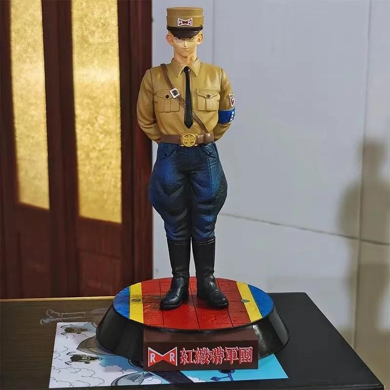 

21cm Anime figure Dragon Ball GK Martial Arts Tournament Red Ribbon Army General Blue host PVC figures Collection Toy Model Gift