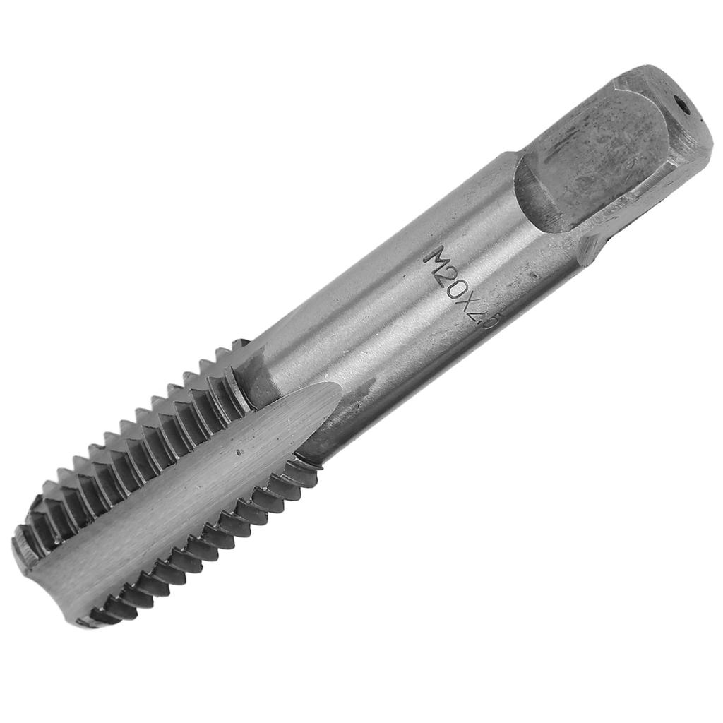 2pcs High Speed Steel Metric Thread Tap Straight Flutes Thread Tapping Tool Hand Thread TapM20x2.5