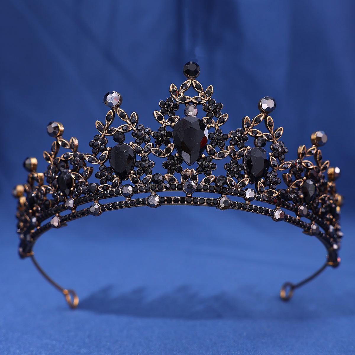 

Fashion Crystal Rhinestone Tiaras And Crowns Diadems Headbands For Women Bride Wedding Hair Accessories Jewelry Band