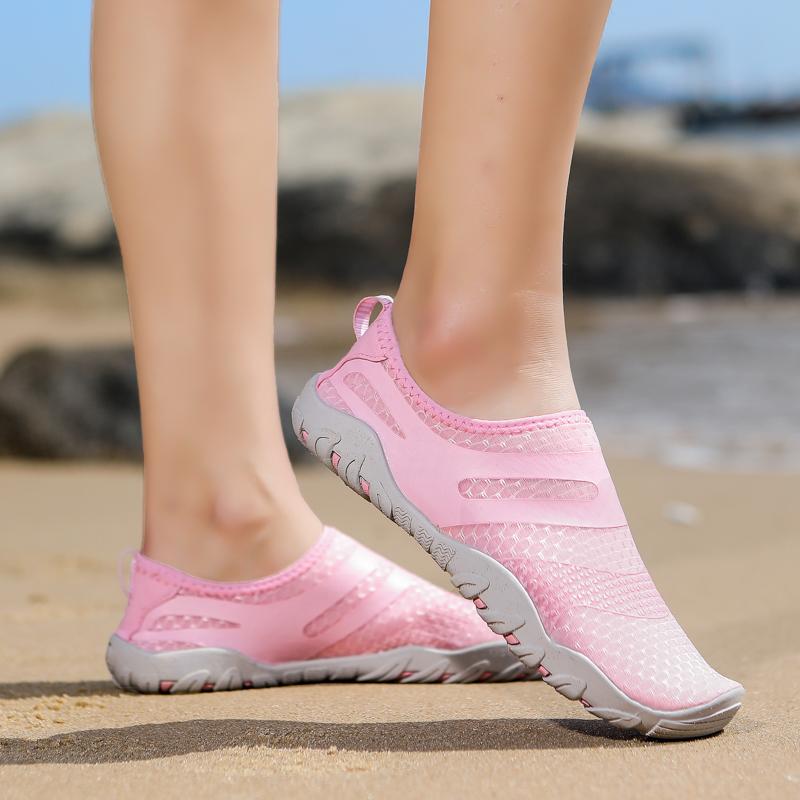 Erkekler Kadınlar için Su Ayakkabısı Plaj Aqua Ayakkabı Yüzme Sandalet Drenaj Sığ Spor Ayakkabıları Hızlı Kuruyan Tekne Yalınayak Yoga Spor Salonu Balıkçılık Sörf Spor Ayakkabıları