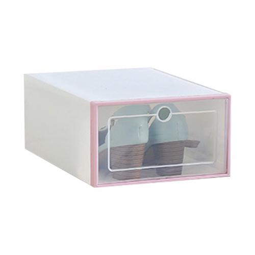 Sports Shoes Box Stackable Dustproof Transparent Type Shoes Storage Container Box Organizer Shoes Display Stand