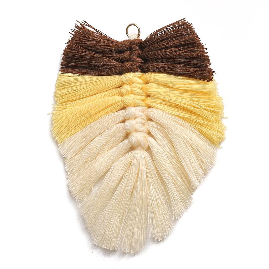 Tassel Woven Pendant Charm for DIY Bag Keychain Accessories