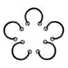2 5 Pcs 16G Punk Stainless Steel Horseshoe Septum Nose Ring Cartilage Helix Ear Piercing Jewelry For Women Men