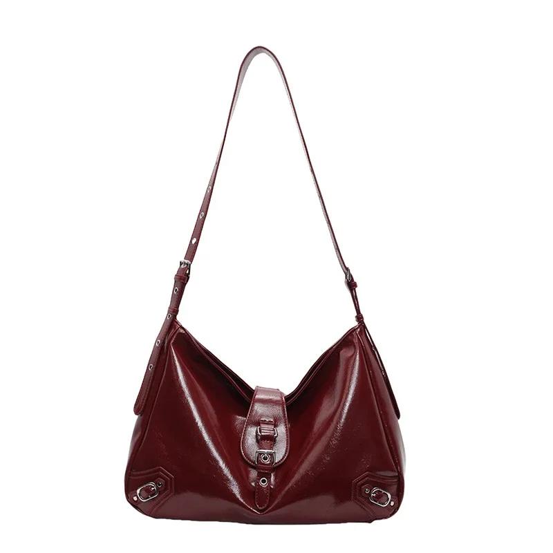 Módní jasné jednobarevné ramenní půlměsíční zipové populární vysoce kvalitní luxusní crossbody tašky