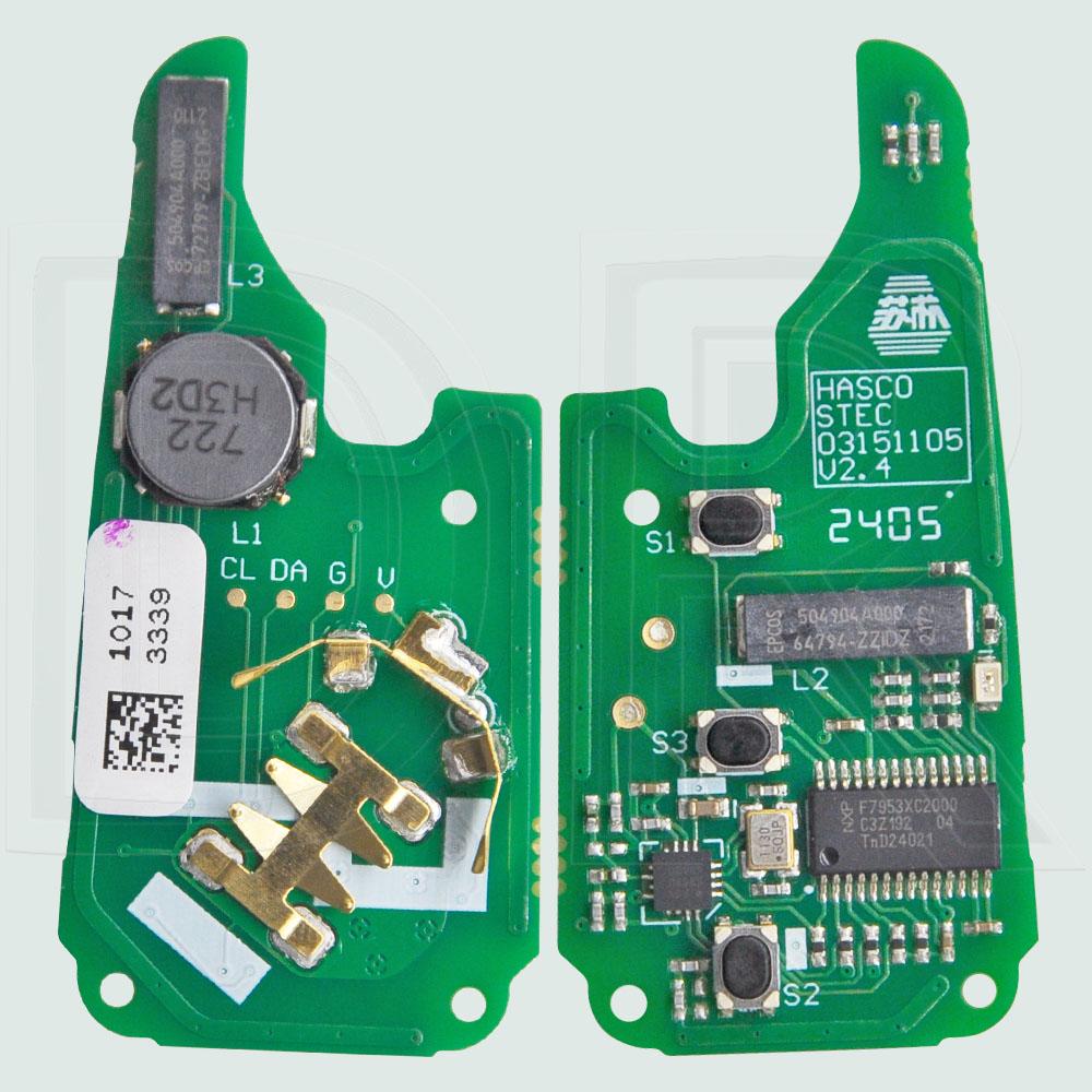 DR Original PCB ID47 PCF7953 Chip 433MHz Keyless Go Car Remote Key For Morris Garage MG MG5 ZS MG6 HS 2017 2018 2019