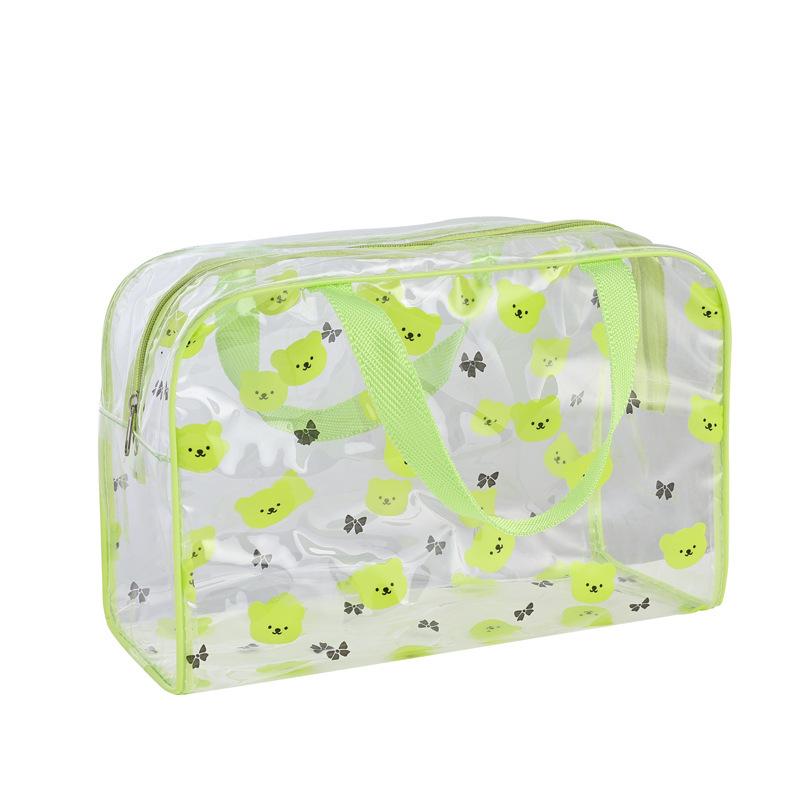 

1 шт. Портативный косметический органайзер Большой емкости Прозрачный ПВХ С принтом Сумка для туалетных принадлежностей Дорожная Сумка для туалетных принадлежностей Макияжа A4
