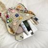 Flower Handwoven Bag Women's 2025 New Summer Niche Seaside Vacation Beach Bag Versatile Shoulder Messenger Bag