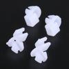 100pcs Plastic Door Lock Rod Clips Fixed Side Fasteners Universal White Car Fender Bumper Carpet Floor Mats Compatible