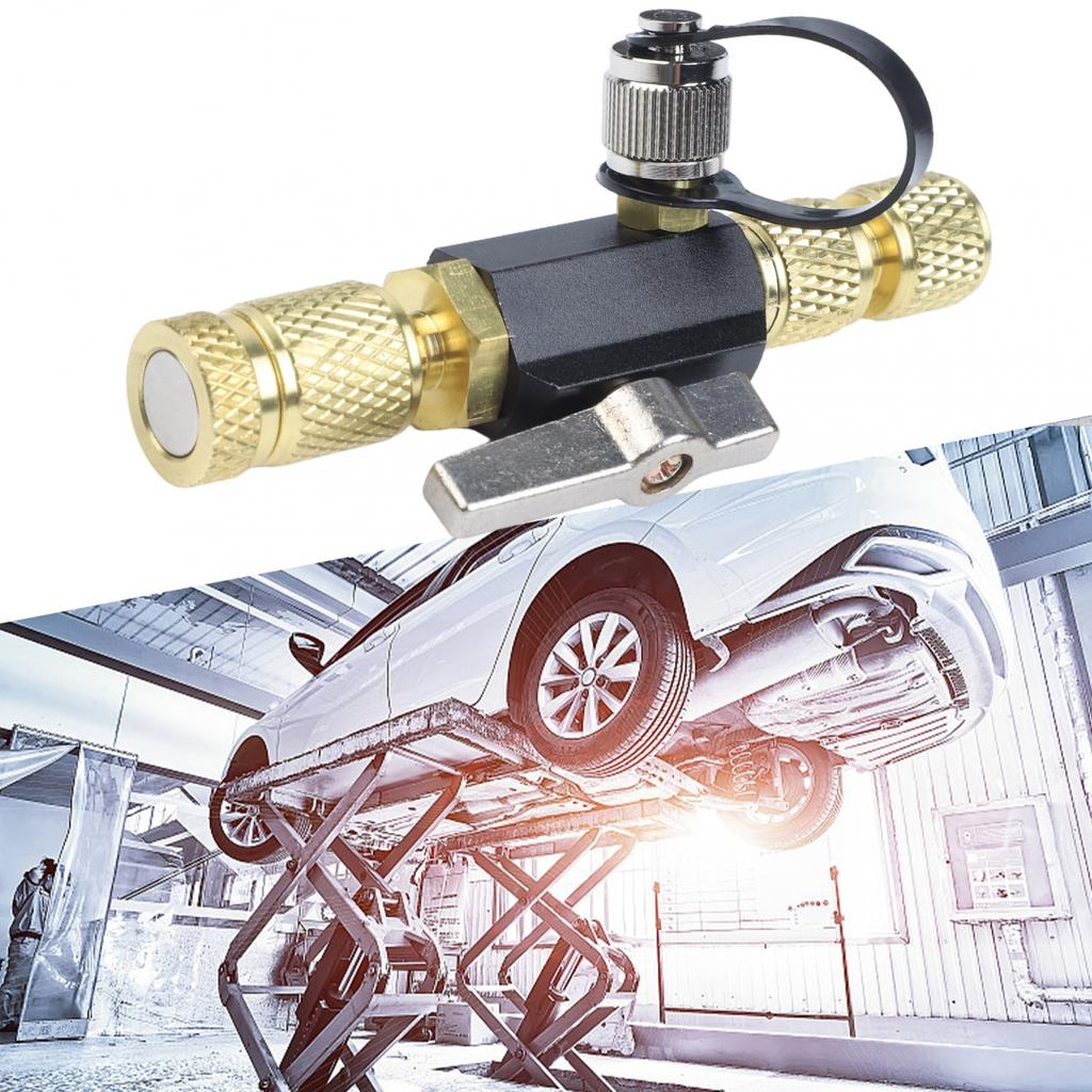 Vacuum-Rated Valve Core Removal Tool Black Compatible with R410A