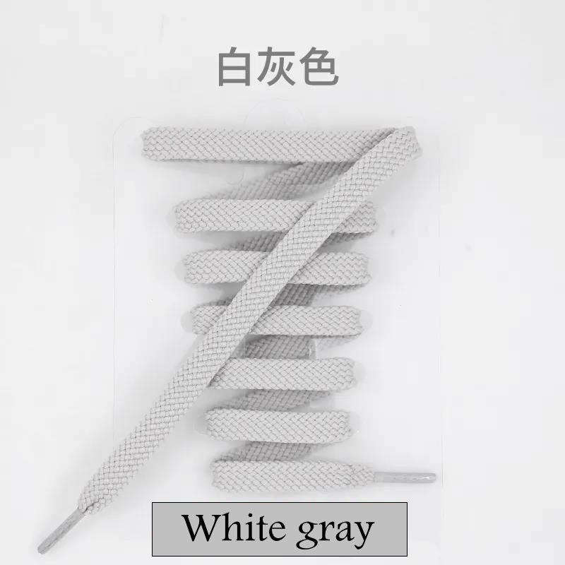 1 Pair Classic Shoelaces Rubber Band for Shoes Flat Braided Hollow Rope Laces Simple Leisure Sports Shoestring 100/120/140/160CM