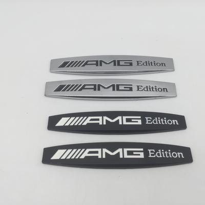 ABCA1 2 Stück 3D Metall für AMG Blue Efficiency Lorinser Avantgarde Auto Kotflügel Seite Emblem Abzeichen Aufkleber Heck Kofferraum Aufkleber Styling
