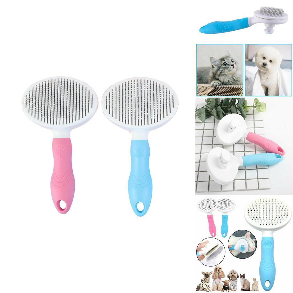Round Head Pet Hair Comb For Automatic Hair Removal And Beauty Cleaning