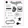 1 Sheet Handmade Clear Stamp Transparent Seal Stamp Card Making 3D Scrapbooking Paper Crafting Stamp Crafts Supplies