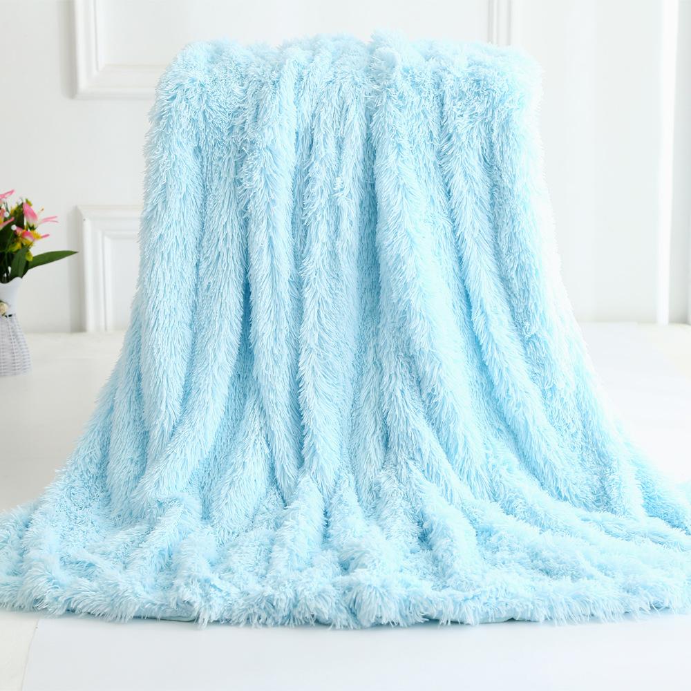 All Seasons Bedroom Warm Blanket Solid Color Blanket Studio Shooting Supplies Air Conditioner Blanket
