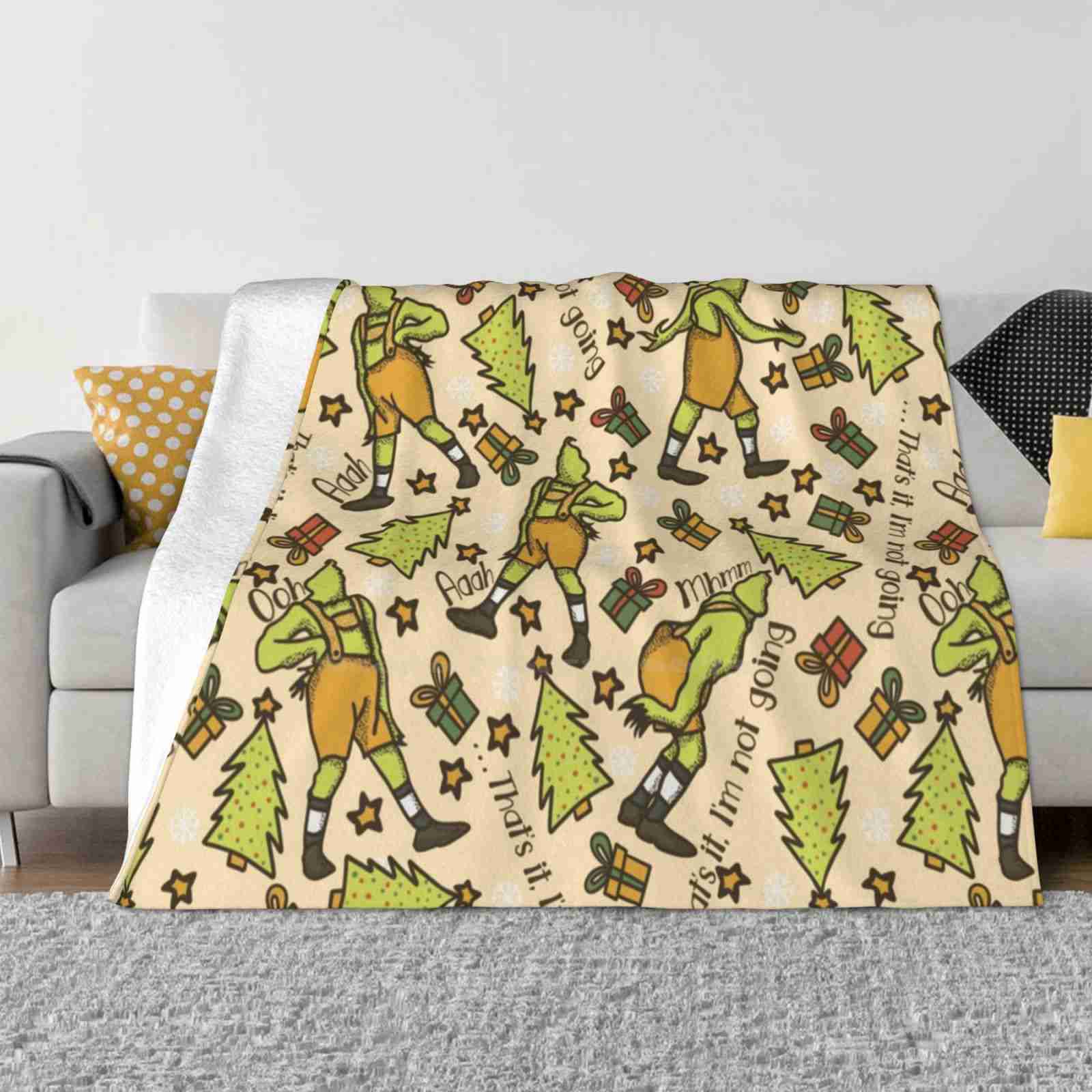 That S It I M Not Going Creative Design Comfortable Warm Flannel Blanket Thats It Im Not Going Funny Christmas Cute Christmas 30x40in