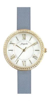 [Follow] Fragola Stone Bezel Band Watch N03823A-1 BL Women's Blue